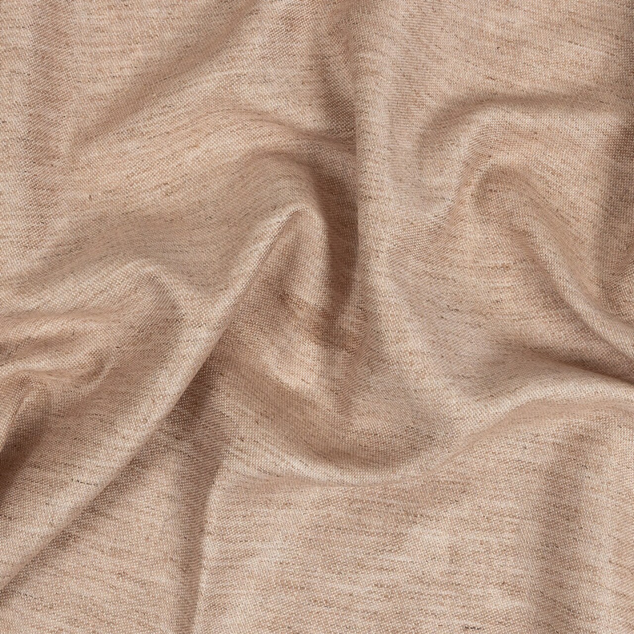 1 Yard Heathered Mauve Cotton Tencel Linen Blended Woven Fabric